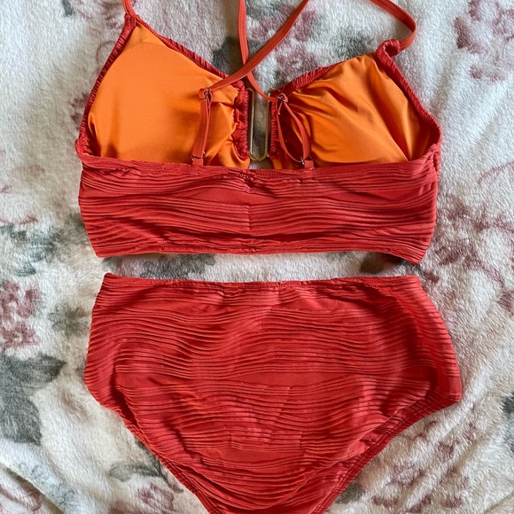 Stylish Orange Bikini Set - Picture 2 of 3